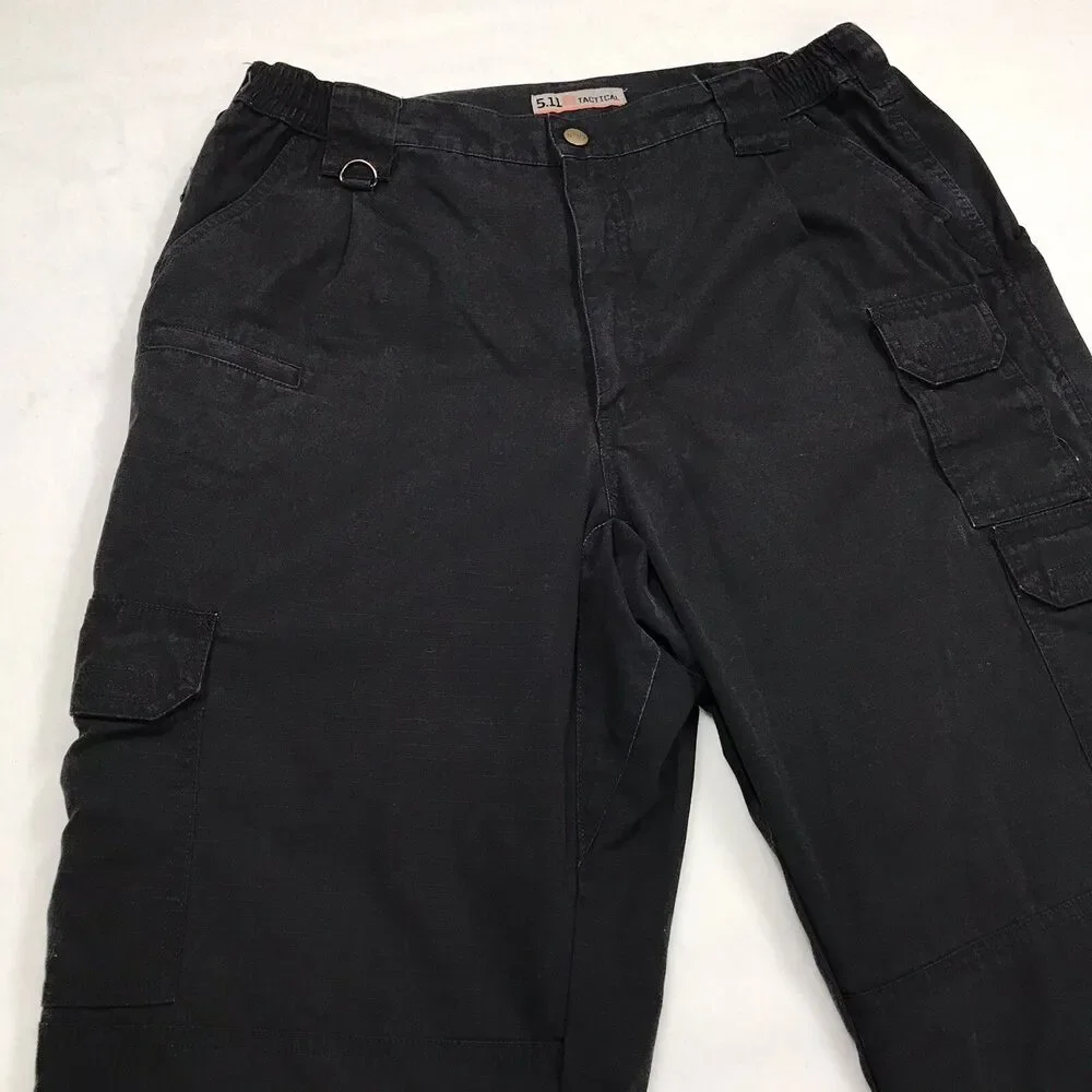 5.11 TACTICAL Taclite Pro Cargo Pant Men 36x33 Black Rip Stop Law Enforcement D - Picture 3 of 16